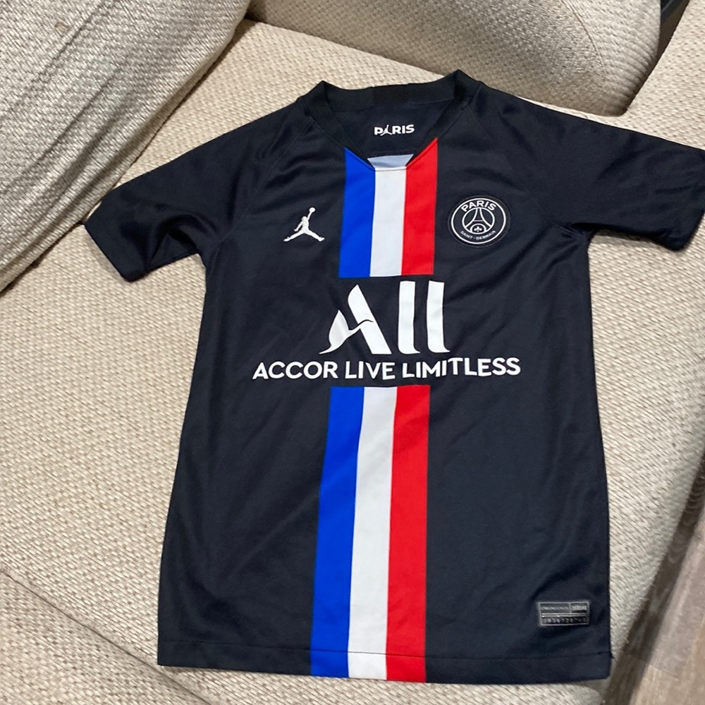 PSG boys jersey, size small.